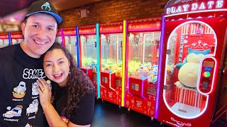 We Played ALL the Claw Machines on our Date in New York! - PLAYDATE NYC