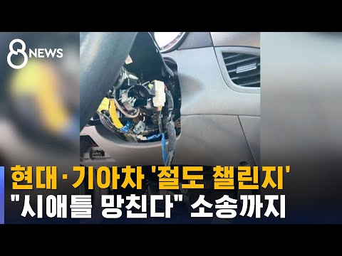 절도 표적된 현대 기아차 고객에 위협 소송 걸렸다 SBS 8뉴스 