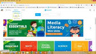 Adding Nearpod Lessons from District Library