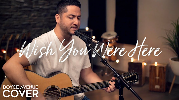 Wish You Were Here Cover version - Cover performance video thumbnail