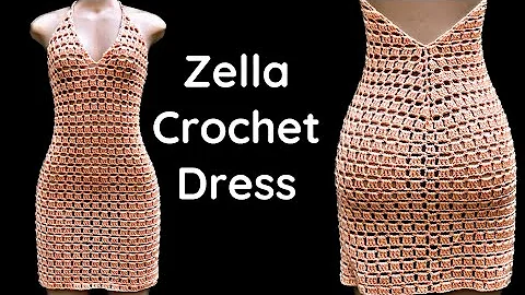 Zella Crochet dress / crochet lace dress / with written pattern