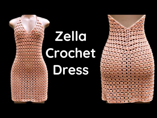 CROCHET BEACH DRESS TUTORIAL  how to make a crochet dress