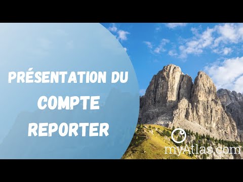 Présentation du compte "Reporter"