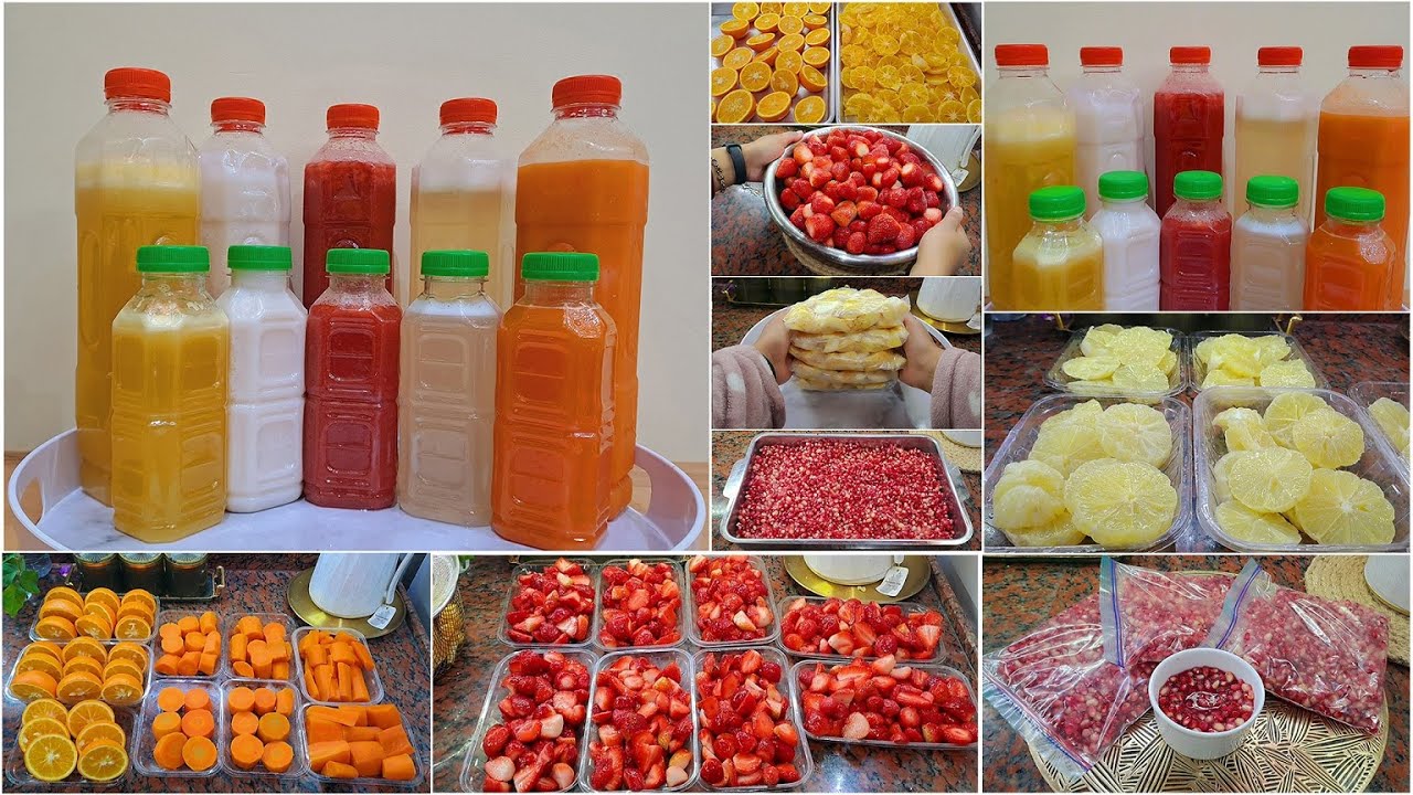 استعدى لشهر رمضان وحضريهم بنص كوباية سكر🌙⭐عصائر رمضان بكل فوايدها 🍓🍋🍊