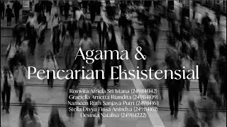 UTS Pendidikan Agama AK: Agama dan Pencarian Eksistensial