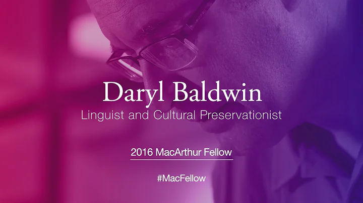 Linguist and Cultural Preservationist Daryl Baldwi...