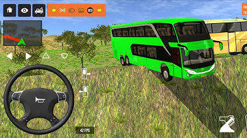 Euro Bus Driving Game Public Transportation 2024 -  Indonesia Bus Simulator Android Gameplay #1321