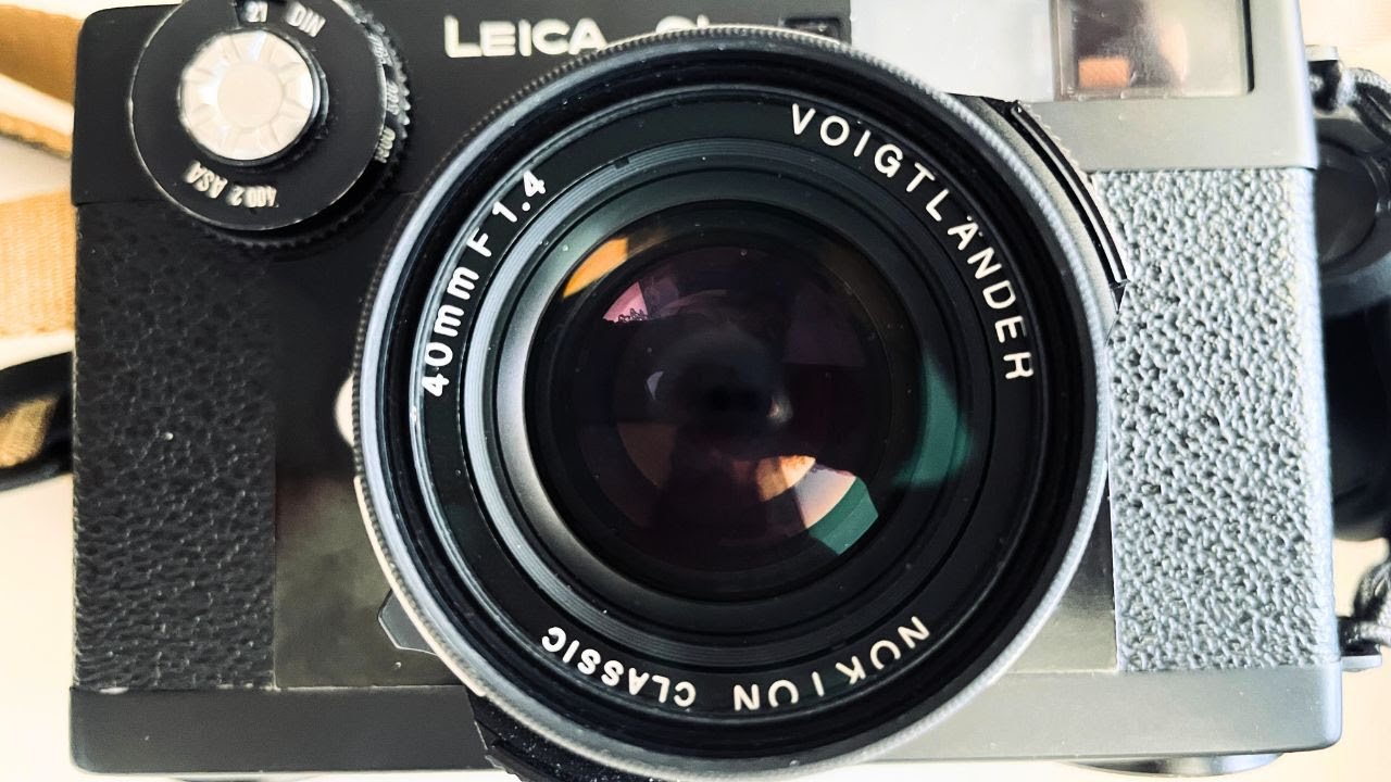 Voigtlander 40mm f1.4 MC Leica M on a Leica CL Black and White