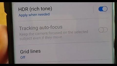 Samsung Galaxy S10 / S10+: Fix Camera Grayed Out Tracking Auto Focus