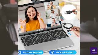 Review - TRAUSI 1080P HD Webcam with Microphone, Wide-Angle Lens, Auto Light Correction,