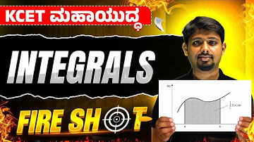 Complete Integrals in One Shot 💥 | Maths | KCET Tricks + Most Expected MCQs!