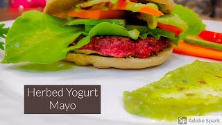 Herbed Yogurt Mayonnaise | Ajwain Leaves Curd Dip | Simple and Easy