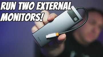 Baseus Laptop Docking Station USB-C Hub Review - Dual Monitor