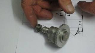 Making model I.C. engine valves. Silver soldered fabrication