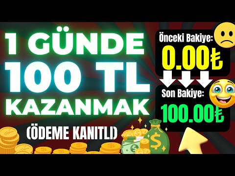 1 GÜNDE 100 TL PARA KAZANMA 🔥 ÇALIŞMADAN PARA KAZANMA FORMÜLÜ 🔥 İNTERNETTEN PARA KAZANMA 2024