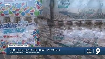 Phoenix breaks heat record