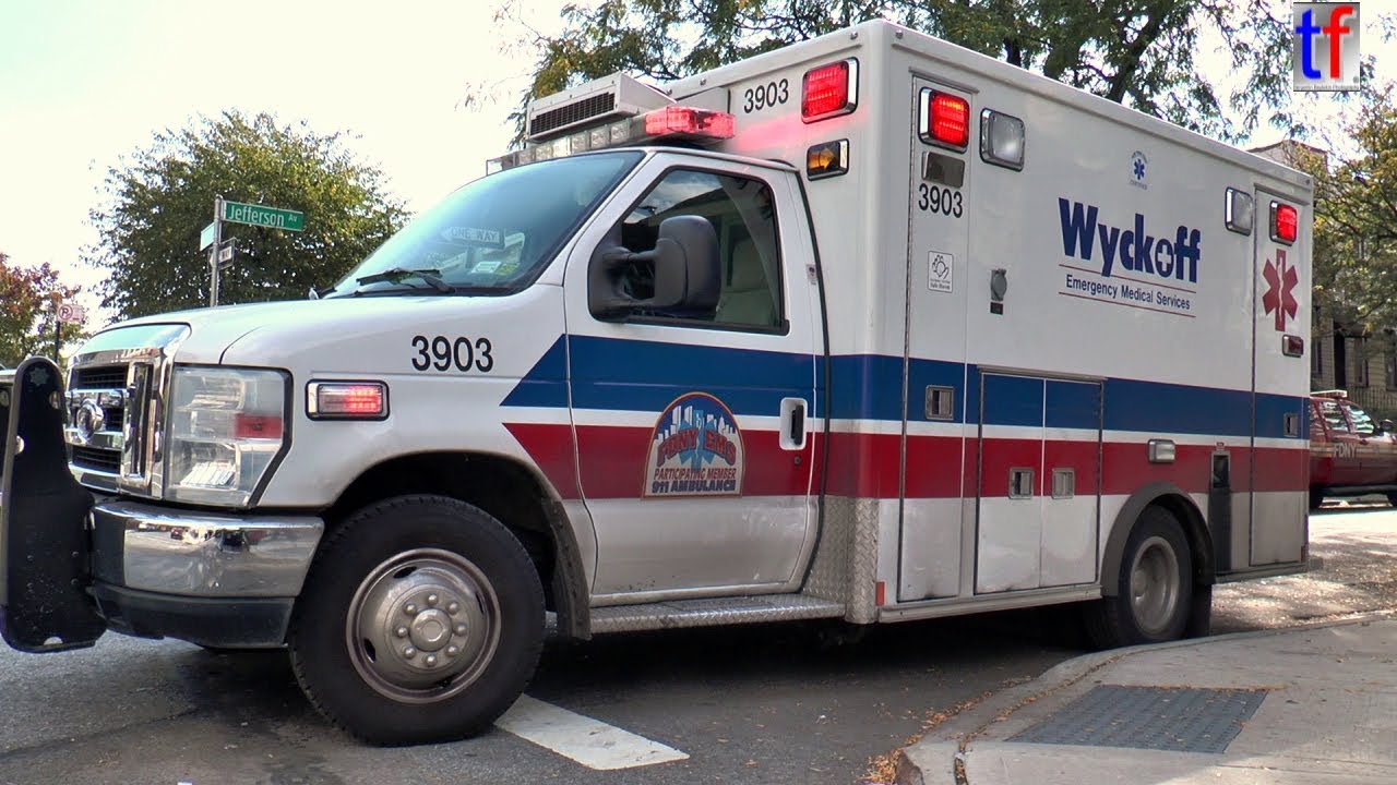FORD Ambulance Wyckoff Emergency Medical Services On Scene, Brooklyn, New York, USA, 2014. YouTube
