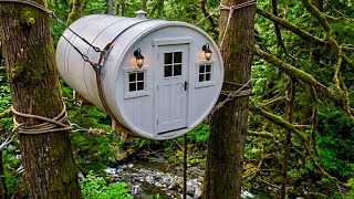 I Built an Amazing Capsule Home from a Water Tank