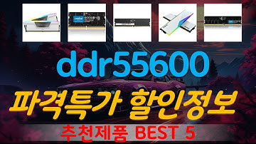 ddr55600 추천, 최신정보 후기확인 가성비 TOP5