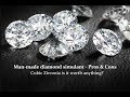 Man-made diamond simulant - Pros &amp; Cons