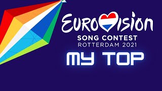 Eurovision 2021 My Top 36 (New:Poland,Latvia,Sweden,Iceland)