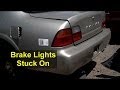 Brake lights on all the time, will not go out. - VOTD