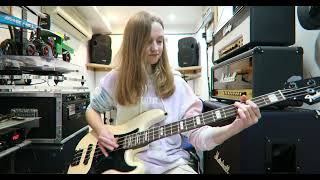 Number Of the Beast - Iron Maiden Bass Cover By Lola