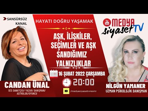 "Aşk, ilişkiler, seçimler ve aşk sandığımız  yalnızlıklar"- Candan Ünal & Nilgün Yamaner