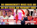 Moses bliss  his wife marie reveal her pregnancy in new fashion style  see