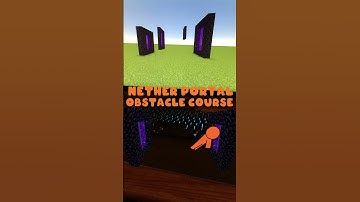 Making WAY TOO MANY NETHER PORTALS #shorts #minecraft