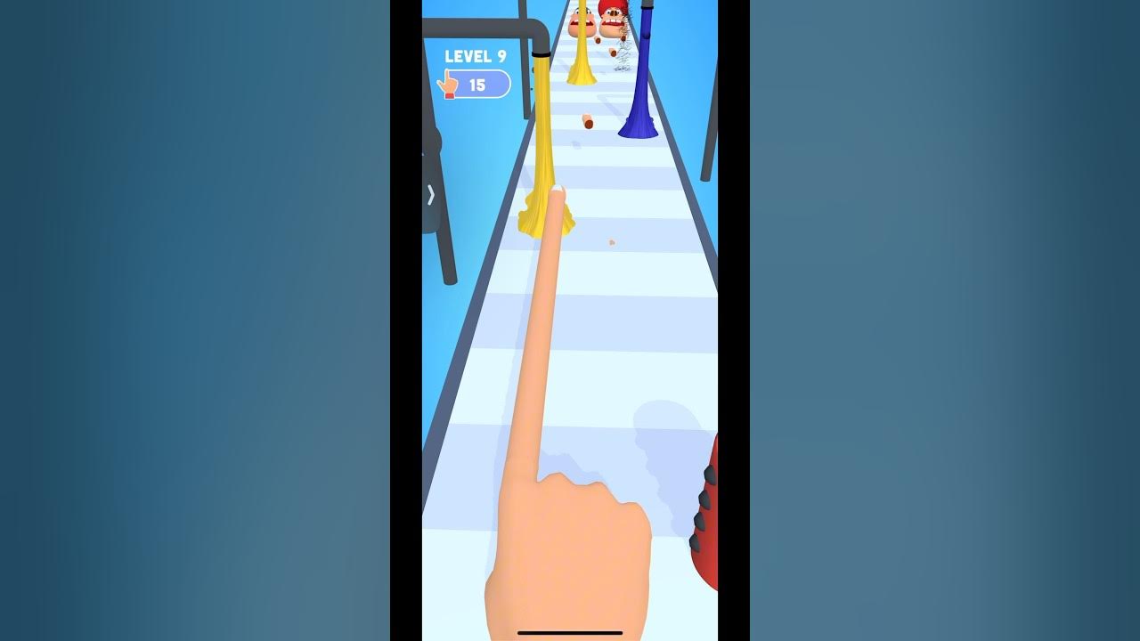 Finger runner 3D mobile game ✨😍 || fingering water 😋 || #shorts #mobilegame  #memes #4