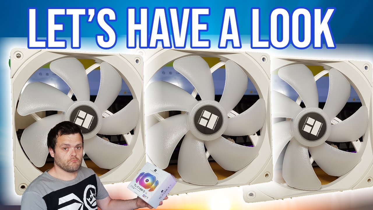 ThermalRight TL-C14W-S ARGB 3 fan pack Unboxing & First Look