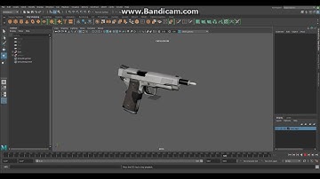 GUN RIG AND ANIMATION TEST IN MAYA