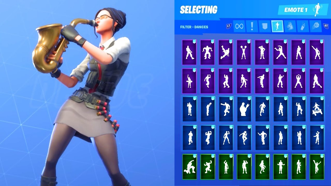 ROOK SKIN SHOWCASE WITH ALL FORTNITE DANCES & EMOTES - YouTube