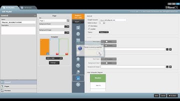 Vivitek NovoDS - Setup Google Calendar on the Playlist
