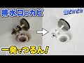家中の排水口を擦らず一発でピカピカにできるコスパ最強お掃除術