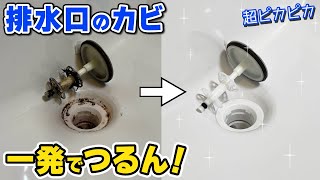 家中の排水口を擦らず一発でピカピカにできるコスパ最強お掃除術