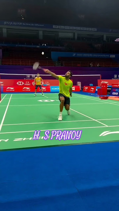 H S Pranoy Training for China Masters 2023 #shorts #badminton #sports