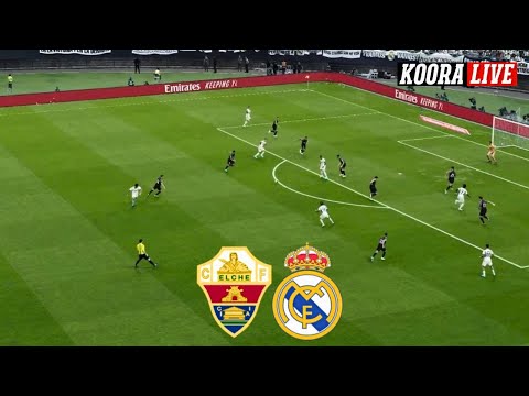 بث مباشر مباراة ريال مدريد ضد التشي اليوم الدوري الإسباني 25 26 PES Gameplay