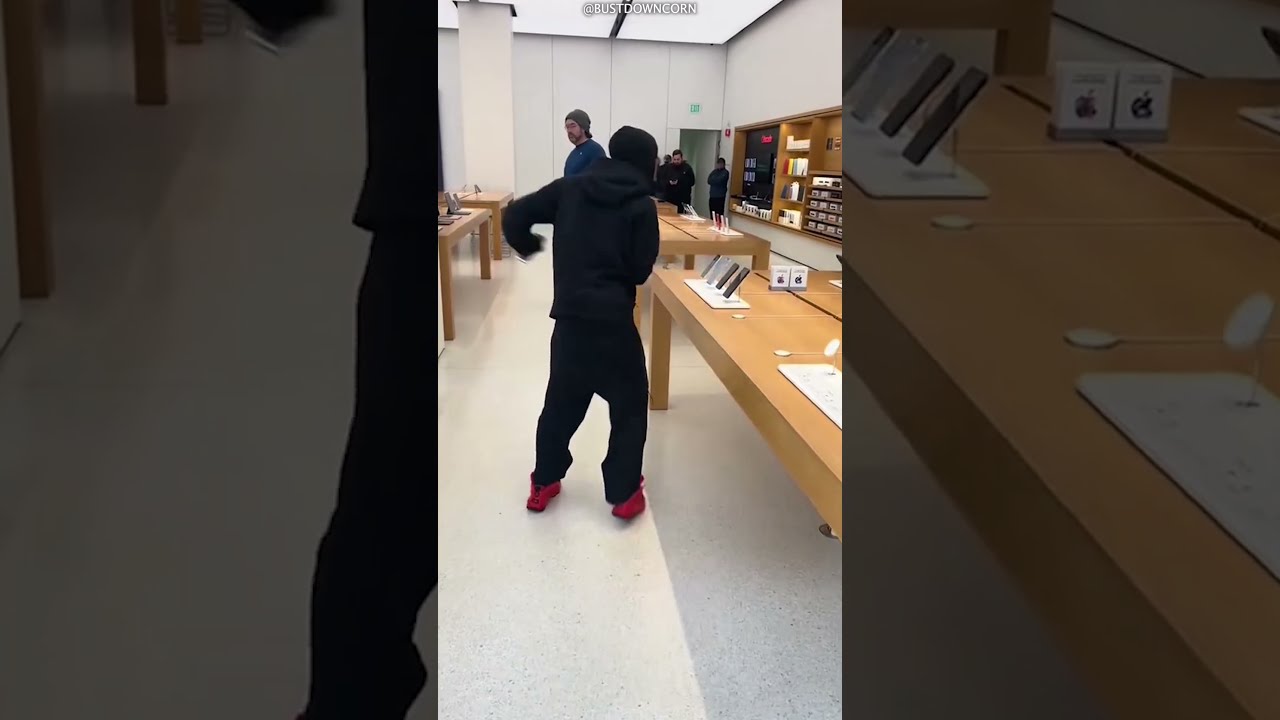 Thief Steals Over 40 IPhones From Apple Store SWNS