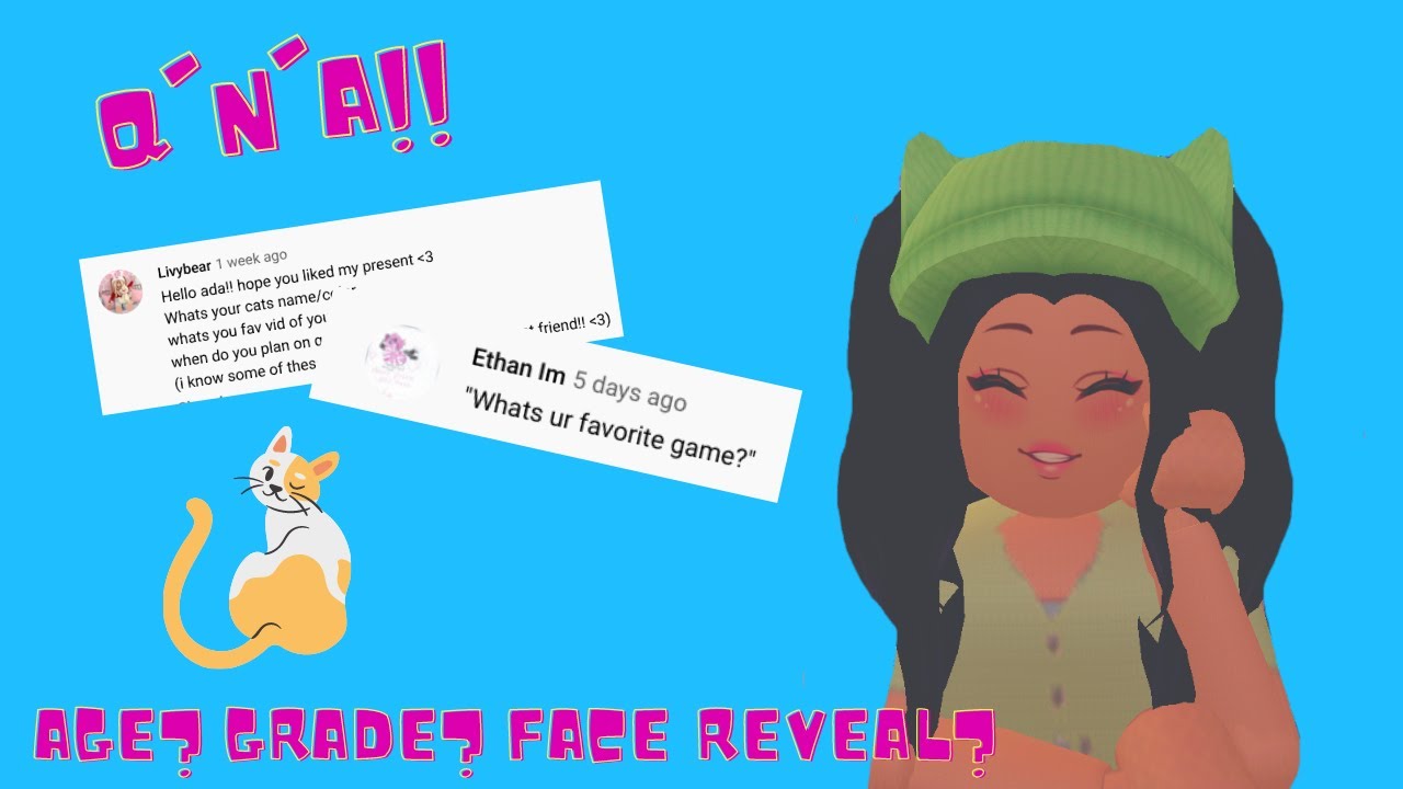 The Kitty Corner Q&A! *How old are you? Face Reveal? Favorite color