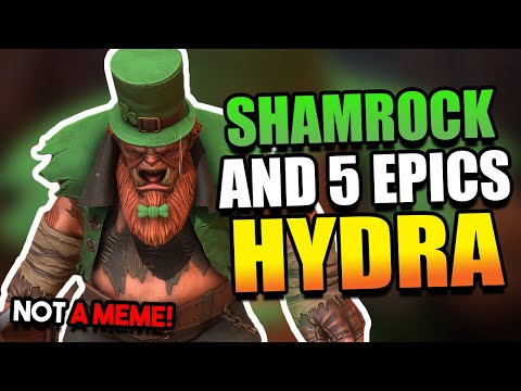 1 KEY HARD HYDRA with 5 Epics and SHAMROCK! | Raid Shadow Legends