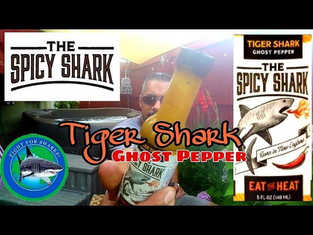 Spicy Shark Tiger Shark Ghost Pepper Hot Sauce