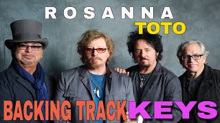 Video thumbnail of "BACKING TRACK TOTO ROSANNA KEYS"