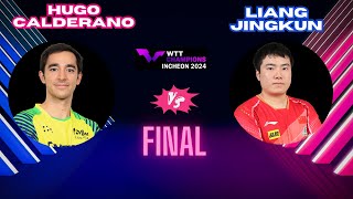 Hugo CALDERANO vs LIANG Jingkun WTT Champions Incheon 2024 MS F