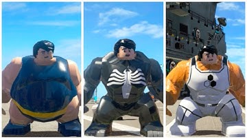 All Big-Fig characters perform Hulk transform animation (Part 1) - LEGO Marvel Superheroes