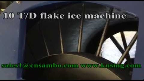 good quality 10 ton per day flake ice machine bitzer compressor fishing industries