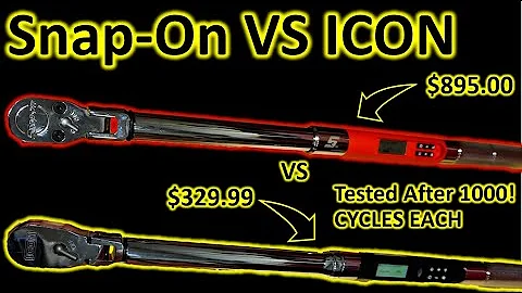 Snap-On VS Harbor Freight Icon Digital Torque Wrench