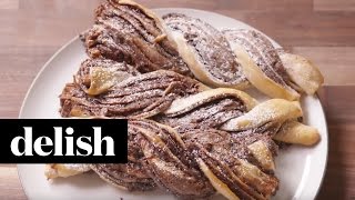 How To Make Nutella Babka Twists | Delish