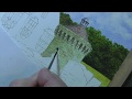 Scotney Castle Time Lapse | Watercolour &amp; Pastel